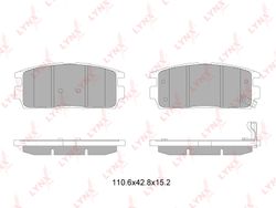 BD1817 Колодки тормозные дисковые | зад |