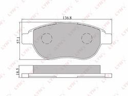 BD2202 Колодки тормозные дисковые | перед |