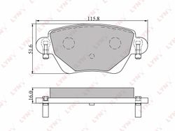 BD3007 Колодки тормозные дисковые