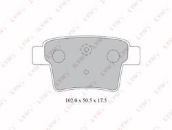 BD3008 Колодки тормозные дисковые | зад |