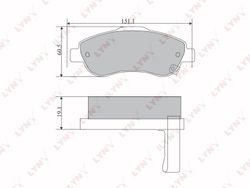 BD3418 Колодки тормозные дисковые