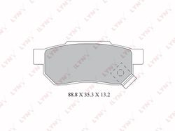 BD3428 Колодки тормозные дисковые