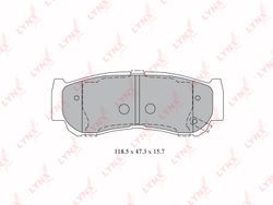 BD3616 Колодки тормозные дисковые