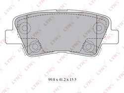 BD3620 Колодки тормозные дисковые | зад |