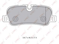 BD5009 Колодки тормозные дисковые | зад |