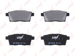 BD5124 Колодки тормозные дисковые | зад |
