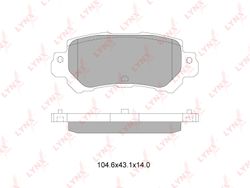 BD5126 Колодки тормозные дисковые | зад |