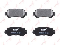 BD5126 Колодки тормозные дисковые | зад |