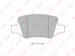 BD5310 Колодки тормозные дисковые | зад |