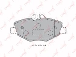 BD5323 Колодки тормозные дисковые