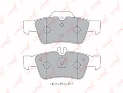 BD5325 Колодки тормозные дисковые | зад |