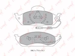 BD5326 Колодки тормозные дисковые | перед |
