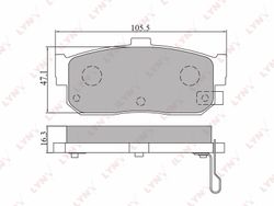 BD5702 Колодки тормозные дисковые | зад |