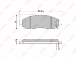 BD5731 Колодки тормозные дисковые | перед |