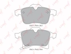 BD5908 Колодки тормозные дисковые | перед |