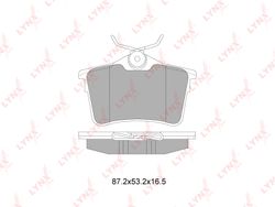 BD6113 Колодки тормозные дисковые | зад |