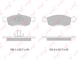 BD6324 Колодки тормозные дисковые | перед |