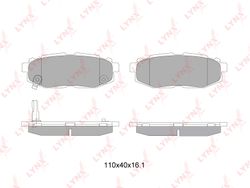 BD7114 Колодки тормозные дисковые | зад |