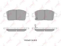 BD7526 Колодки тормозные дисковые | перед |