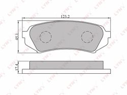 BD7527 Колодки тормозные дисковые | зад |