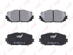 BD7554 Колодки тормозные дисковые | перед |