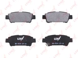 BD7574 Колодки тормозные дисковые | зад |