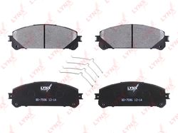 BD7596 Колодки тормозные дисковые | перед |