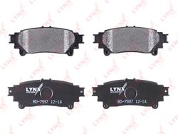 BD7597 Колодки тормозные дисковые | зад |