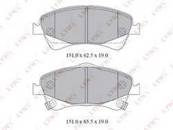BD7598 Колодки тормозные дисковые