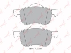 BD7811 Колодки тормозные дисковые | перед |