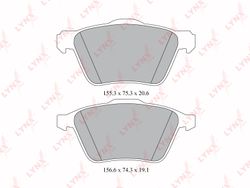 BD7814 Колодки тормозные дисковые