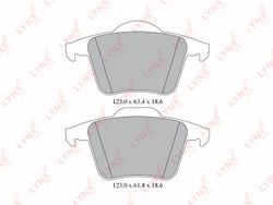 BD7815 Колодки тормозные дисковые | зад |