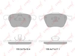 BD7818 Колодки тормозные дисковые | перед |