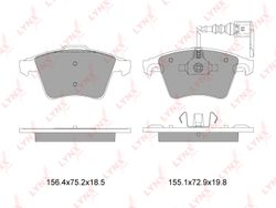 BD8001 Колодки тормозные дисковые | перед |
