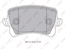BD8030 Колодки тормозные дисковые | зад |