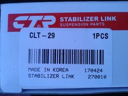 CLT29 Стойка стабилизатора передняя