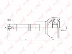 CO7531 Шрус наружний 24x59x30