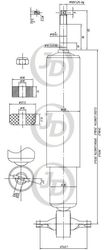 JAA0141 Амортизатор газомасляный передний правый/левый (цена за штуку)