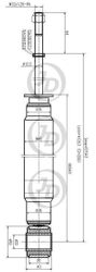 JAA0224 Амортизатор газомасляный задний правый/левый (цена за штуку)