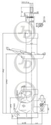 JAS0019 Стойка газомасляная передняя правая/левая (Цена за штуку)