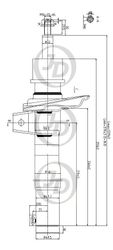 JAS0256 Стойка газомасляная передняя /334834/
