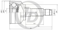JCT0070 ШРУС внешний MA005