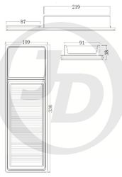 JDA874V Фильтр воздушный