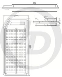 JDA879V Фильтр воздушный