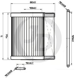 JFM0020 Фильтр масляный (картридж)
