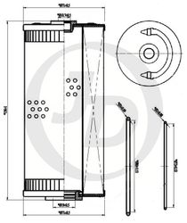 JFM0023 Фильтр масляный (картридж)