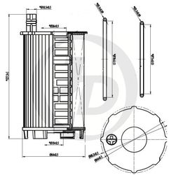 JFM0024 Фильтр масляный (картридж)