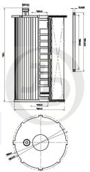 JFM0033 Фильтр масляный (картридж)