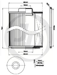 JFM0034 Фильтр масляный (картридж)