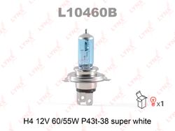 L10460B Лампа H4 12V 60/55W P43T-38 SUPER WHITE